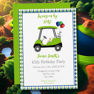 Invitation élégante pour un homme de 45 ans pour u