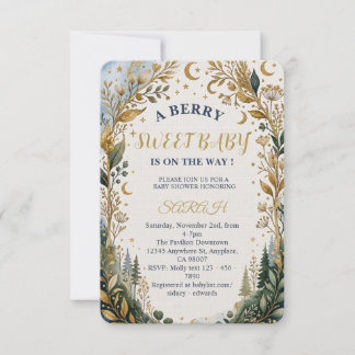 Invitation élégante pour une Baby Shower douce"