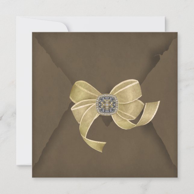 Invitation élégante pour une fête d'anniversaire d (Devant)