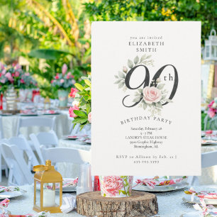 Invitation élégante pour une fête d'anniversaire d