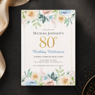Invitation élégante pour une fête d'anniversaire d