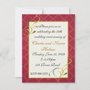 Invitation élégante pour une fête d'anniversaire d