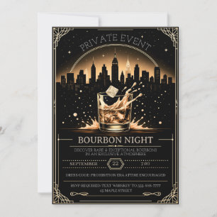 Invitation élégante pour une soirée de dégustation