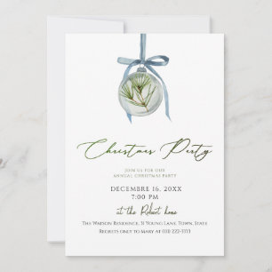 Invitation élégante pour une soirée de Noël