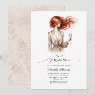 Invitation élégante pour une soirée de shower de m