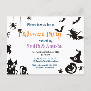 Invitation élégante pour une soirée Halloween – Ca
