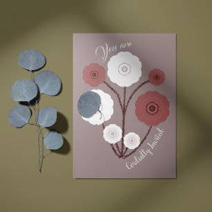 Invitation Élégante Rustique Artistique