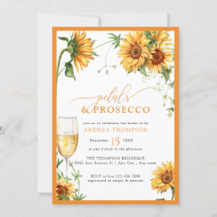 Invitation Élégante Sunflower Bridal Show