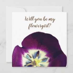 Invitation Élégante Veux-tu être ma demoiselle d'h