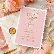 Élégantes Perles et Rose Prosecco pour Enterrement