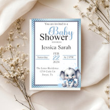 Éléphant Bleu Mignon - Petit Cacahuète