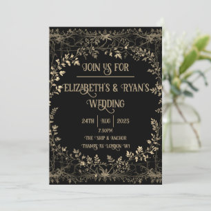 Invitation Élever votre mariage avec notre exquis