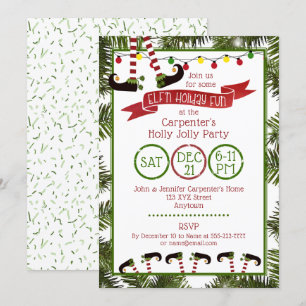 Invitation ELF'n Holiday Fun - Fête