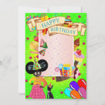 Invitation Ella B Jenkins Green<br><div class="desc">invite tous your friends to your Ella B. Jenkins Themed Party ! Customize the card to your taste</div>