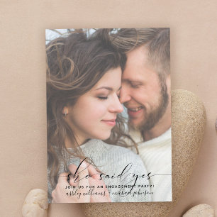 Invitation Elle A Dit Oui Photo Moderne