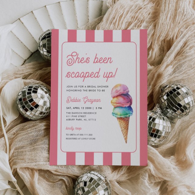 Invitation Elle a été écumée Baby Shower Mariage (Créateur téléchargé)