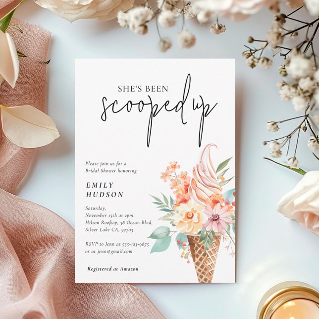 Invitation Elle a été rachetée à l'invitation de la douche nu (Créateur téléchargé)