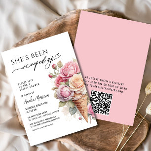 Invitation Elle a été ramassée dans la Fête des mariées de gl