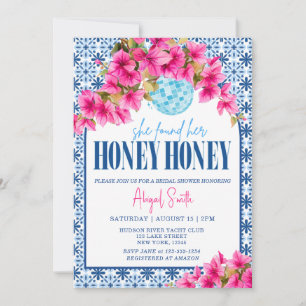 Invitation Elle a trouvé sa Baby shower HONEY HONEY