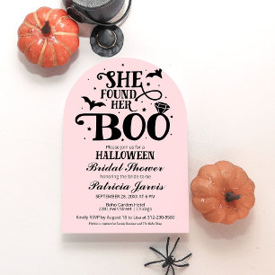 Invitation Elle a trouvé sa Boo Halloween Fête de mariage