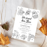 Elle a Trouvé Sa Chérie Ghost Floral Baby Shower