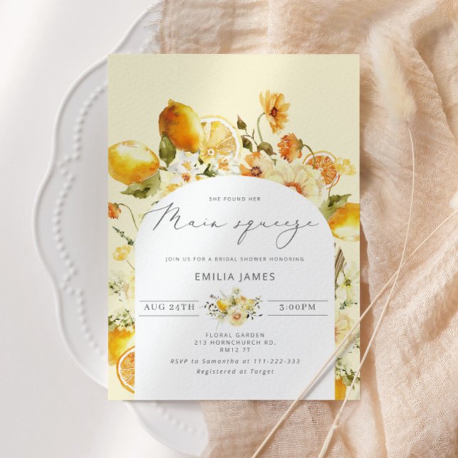 Invitation Elle a trouvé sa douche de nuptiale (Créateur téléchargé)