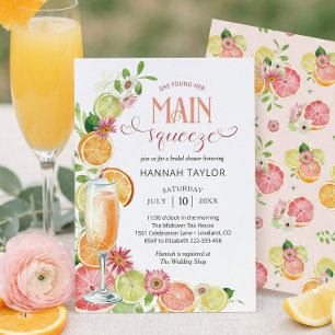 Invitation Elle a trouvé sa fête de douche nuptiale de rêve