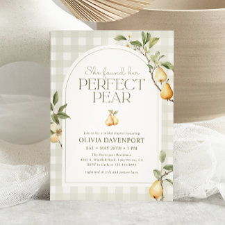 Invitation Elle A Trouvé Sa Fête des mariées Botanique De Poi