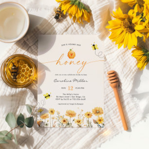 Invitation Elle a trouvé sa Fête des mariées d'abeille au mie
