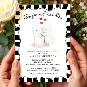 Invitation Elle A Trouvé Sa Fête des mariées De Boo