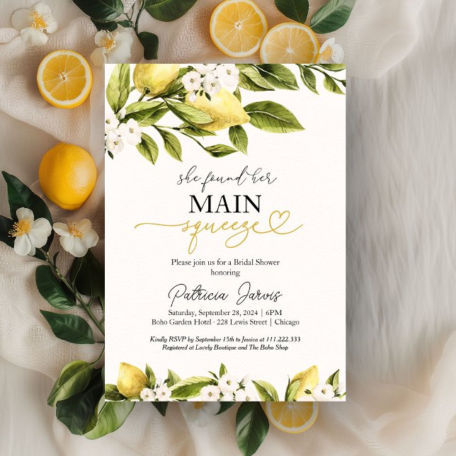 Invitation Elle A Trouvé Sa Fête des mariées De Squeeze (Créateur téléchargé)