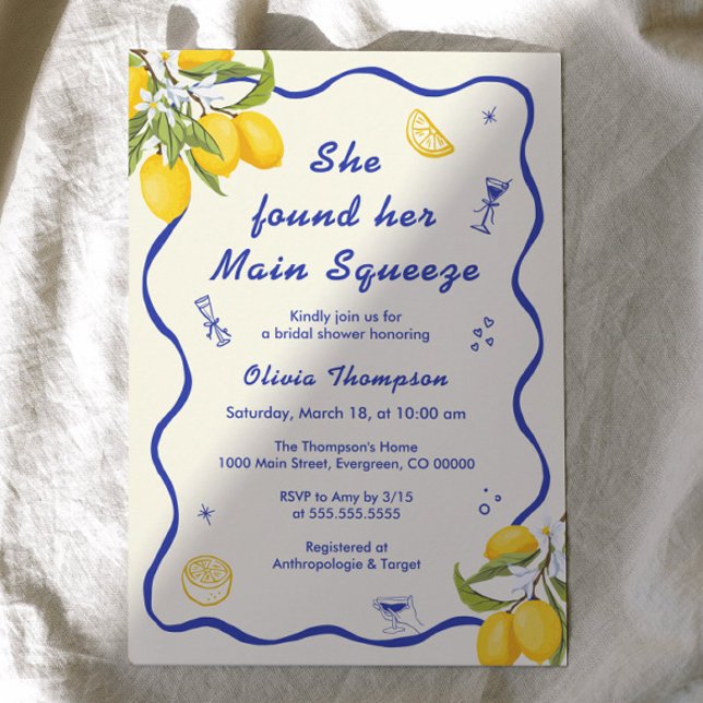 Invitation Elle A Trouvé Sa Fête des mariées De Squeeze (Créateur téléchargé)