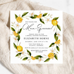 Invitation Elle A Trouvé Sa Fête des mariées Principale De Ci