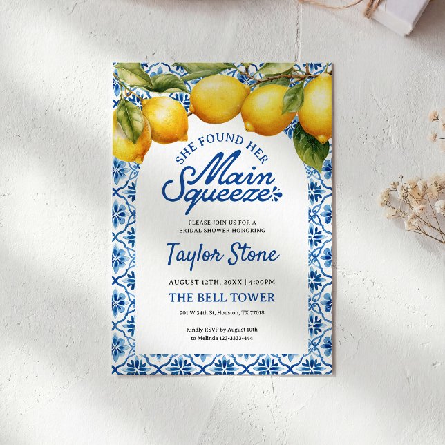 Invitation Elle a Trouvé Sa Lime Bridal Shower (Créateur téléchargé)
