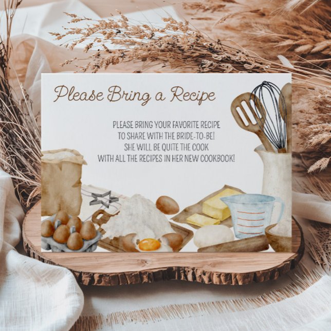 Invitation Elle a trouvé sa recette pour l'amour ! Apportez u (Créateur téléchargé)
