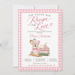 Invitation Elle a Trouvé Sa Recette Pour L'Amour Enterrement 