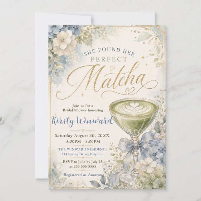 Invitation Elle a trouvé sa robe de mariée parfaite pour sa B (Devant)