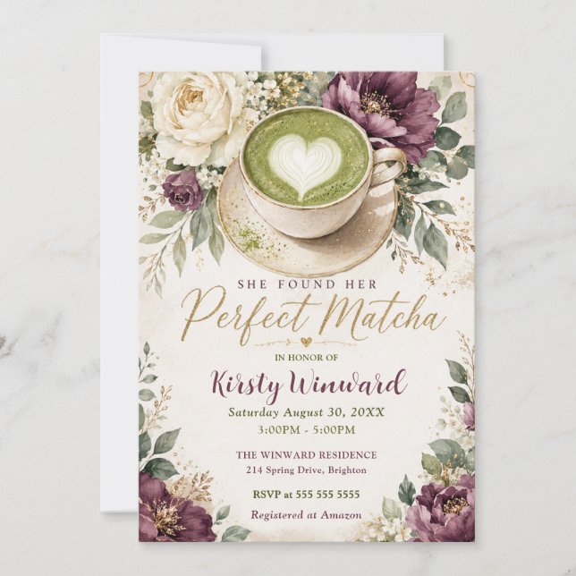 Invitation Elle a trouvé sa robe de mariée parfaite pour sa d (Devant)