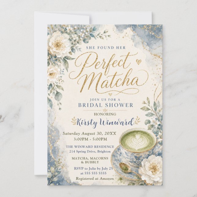 Invitation Elle a trouvé sa robe de mariée parfaite pour sa d (Devant)