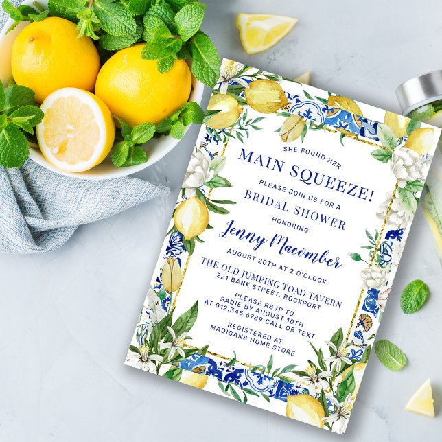 Invitation Elle a trouvé sa Squeeze principale Shower de mari (Créateur téléchargé)