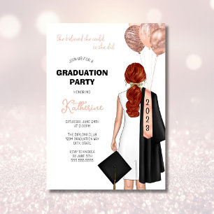Invitation Elle Croyait Qu'Elle Pouvait Faire La Fête De La D