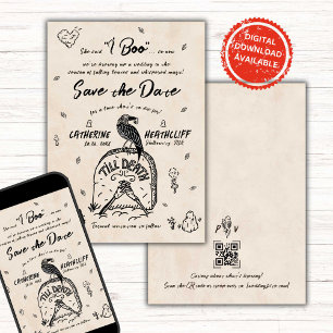 Invitation Elle dit que je livre jusqu'à la mort et au-delà M