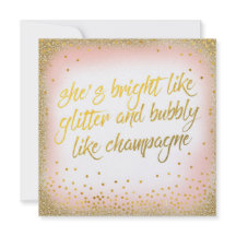 Elle est brillante comme Parties scintillant Bubbl