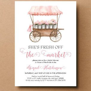 Invitation Elle est fraîche de la douche de nuptiale du March