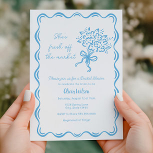 Invitation Elle est fraîche de la Fête des mariées du marché
