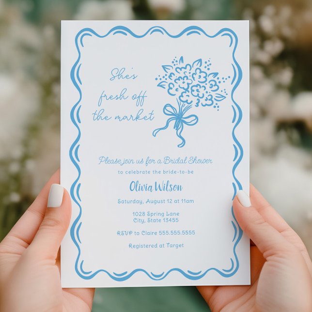 Invitation Elle est fraîche de la Fête des mariées du marché (Créateur téléchargé)