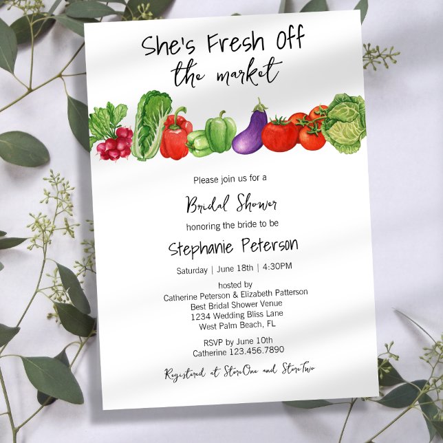Invitation Elle est fraiche débarquée de l'arrosage nuptial d (Créateur téléchargé)