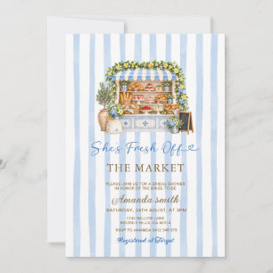 Invitation Elle est fraîche du marché français parisien