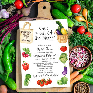 Invitation Elle est fraîche hors de la Fête des mariées de Sa