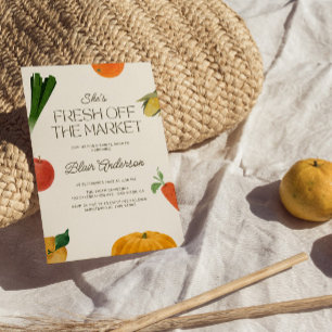 Invitation Elle est fraîche hors de la Fête des mariées du ma